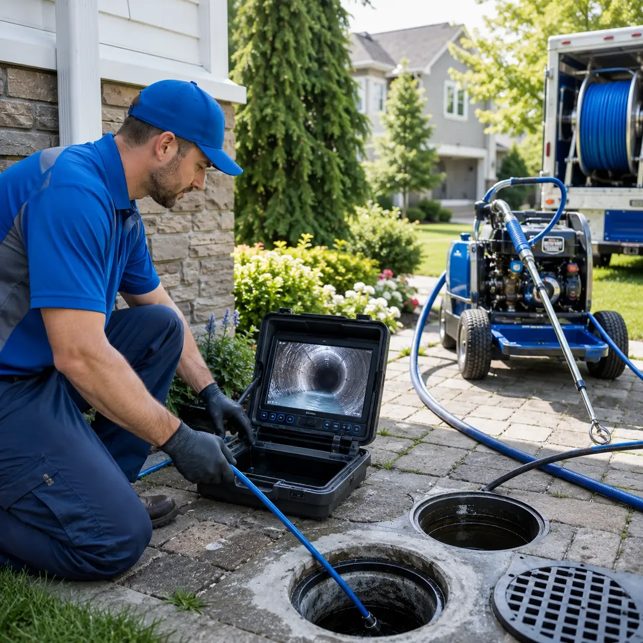 Outdoor drain cleaning professionals serving Clayhole, KY
