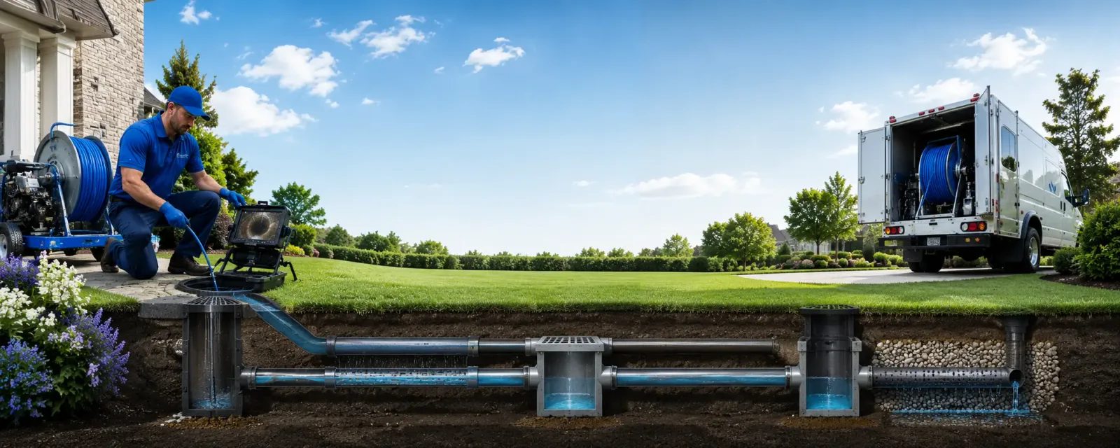 Outdoor drain cleaning information for Clayhole, KY